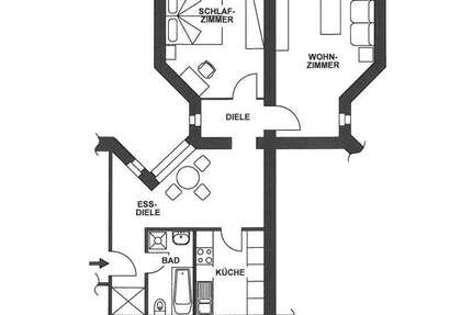 Wohnung Düsseldorf Eller - 2 Zimmer, 65 m&sup2;, 544&euro; | Angebot:26998423