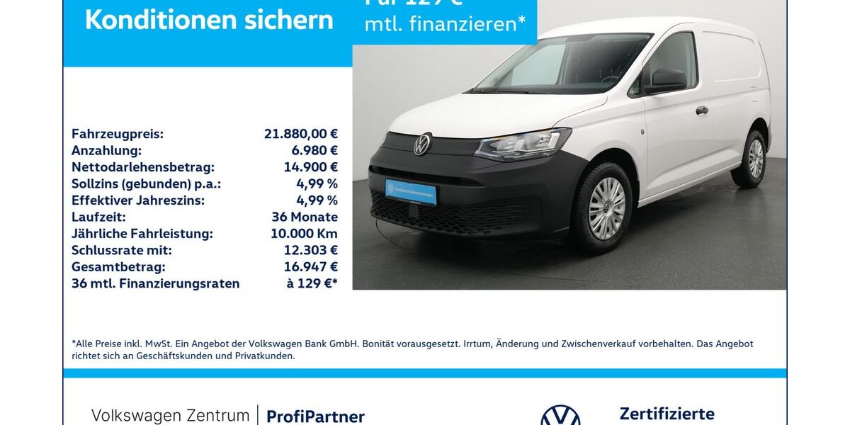 VW Caddy 19.414 km 21.880 &euro; Leverkusen 51379