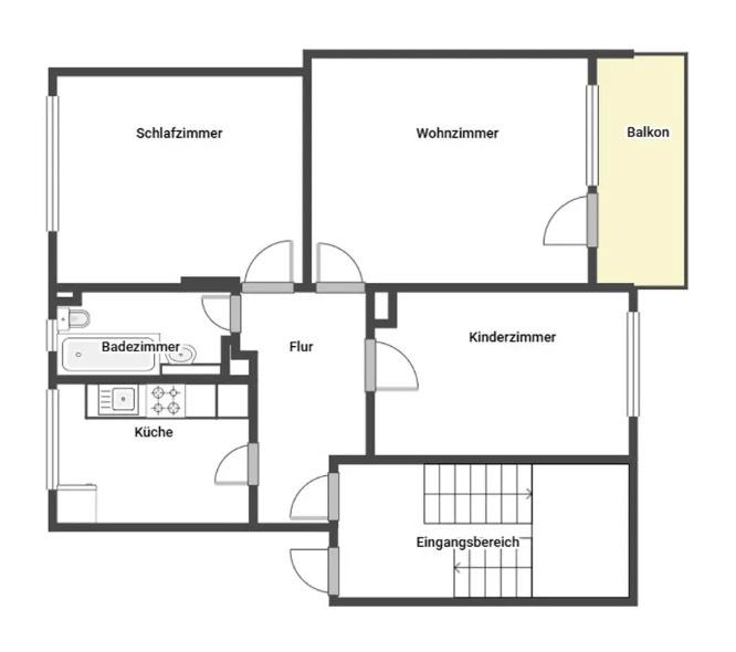 Etagenwohnung Kerpen - 3 Zimmer, 68 m&sup2;, 198.000&euro; | Angebot:25148675