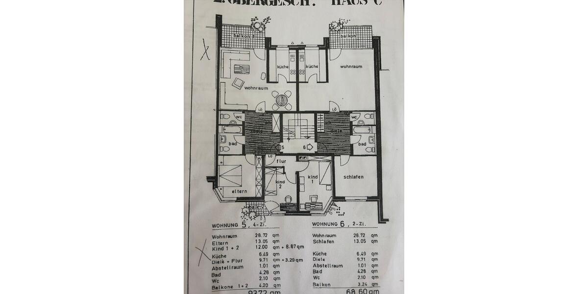 Etagenwohnung Krefeld Benrad - 4 Zimmer, 94 m&sup2;, 258.000&euro; | Angebot:25872403