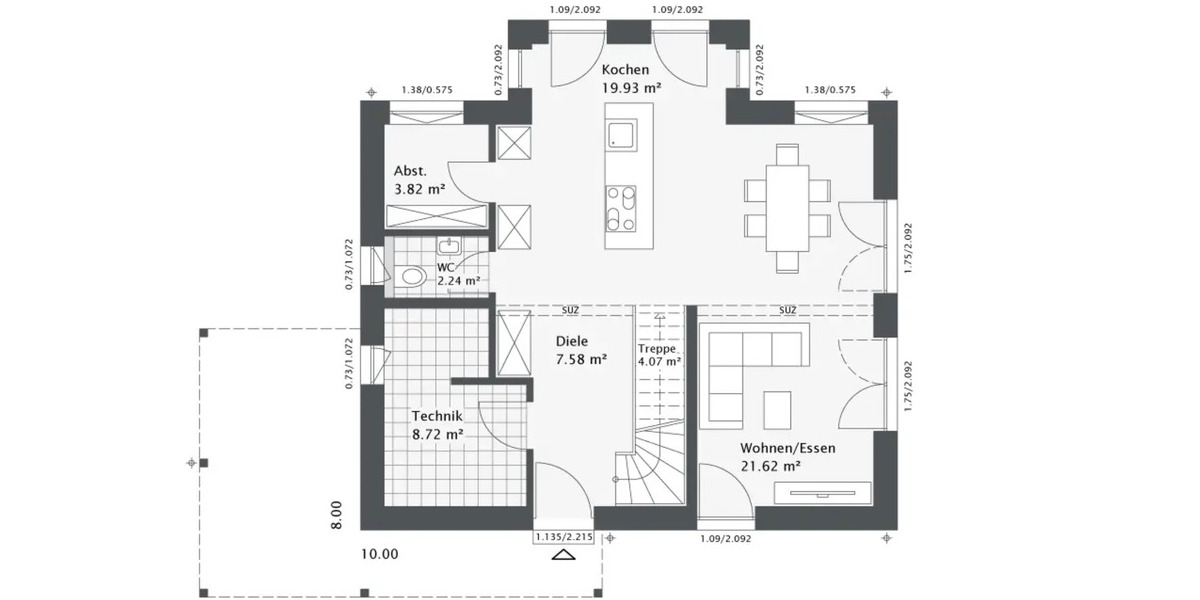 Einfamilienhaus Frechen Bachem - 5 Zimmer, 135 m&sup2;, 747.000&euro; | Angebot:25734276