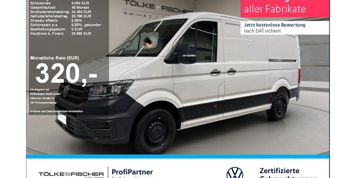 VW Crafter 12.827 km 27.418 &euro; Krefeld 47805
