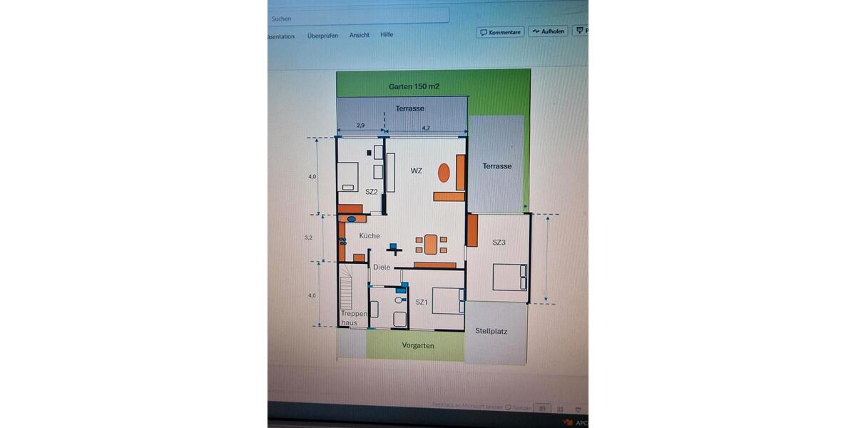 Erdgeschoßwohnung Düsseldorf Stadtbezirk 6 - 4 Zimmer, 110 m&sup2;, 1.600&euro; | Angebot:25972372