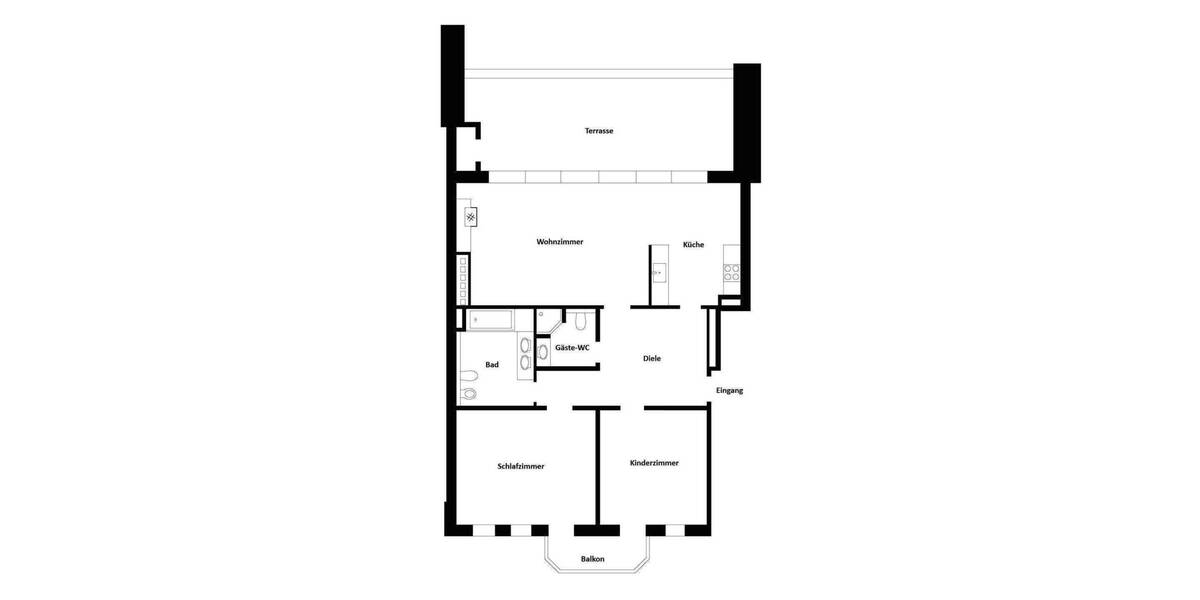 Etagenwohnung Düsseldorf Niederkassel - 3 Zimmer, 117 m&sup2;, 675.000&euro; | Angebot:25705634