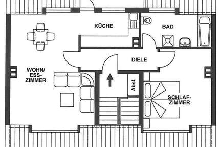 Wohnung Düsseldorf Stadtbezirk 6 - 2 Zimmer, 75 m&sup2;, 714&euro; | Angebot:26221097