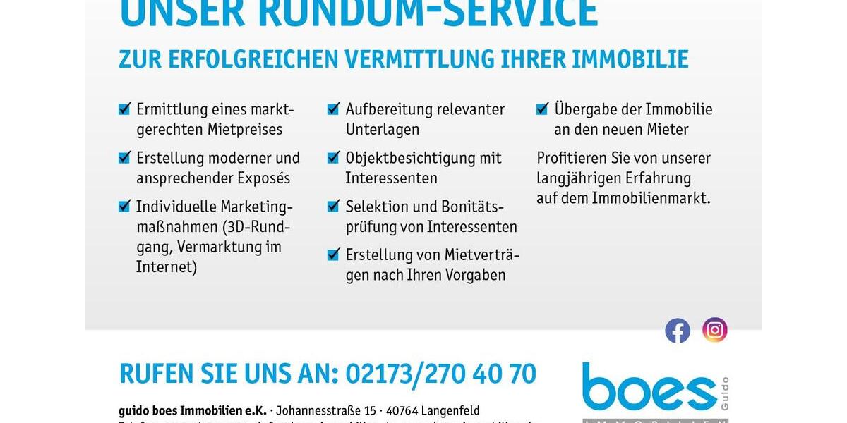 Etagenwohnung Langenfeld (Rheinland) - 3 Zimmer, 111 m&sup2;, 1.550&euro; | Angebot:24600343