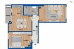 Etagenwohnung Düsseldorf Stadtbezirk 3 - 3 Zimmer, 70 m&sup2;, 1.366&euro; | Angebot:26310437