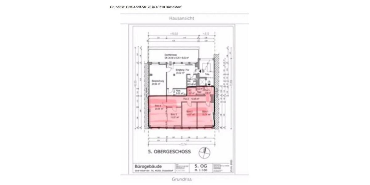 Gewerbeobjekt Düsseldorf Stadtmitte - 1.053&euro; | Angebot:25236744
