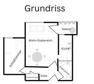 Etagenwohnung Mönchengladbach Süd - 2.5 Zimmer, 58 m&sup2;, 139.000&euro; | Angebot:26986531