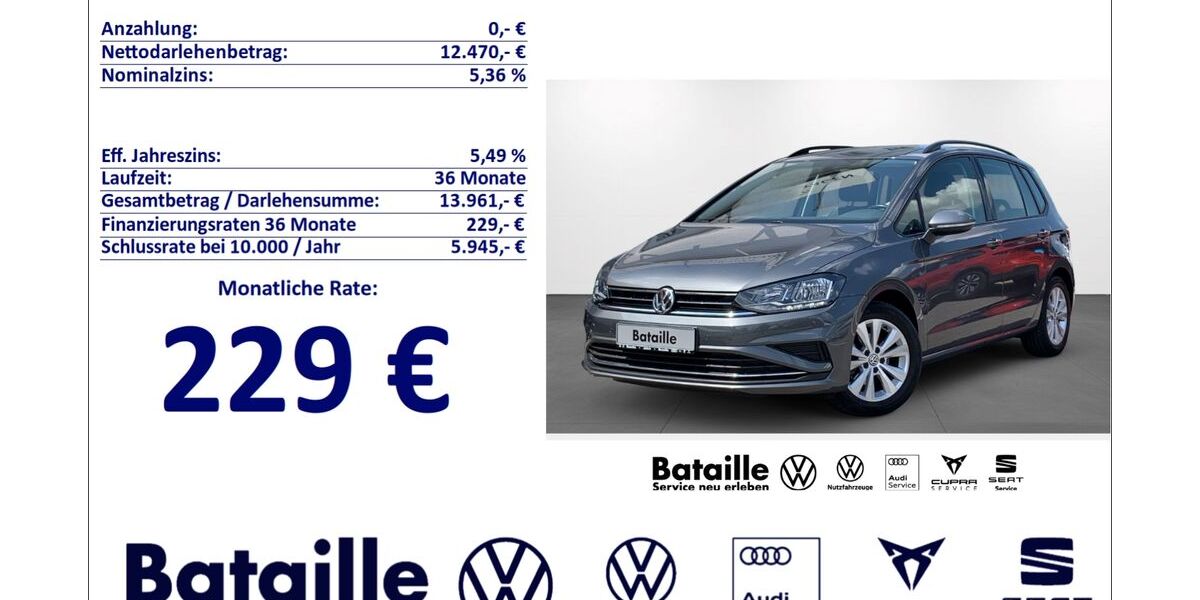 VW Golf Sportsvan 67.416 km 12.470 &euro; Jülich 52428