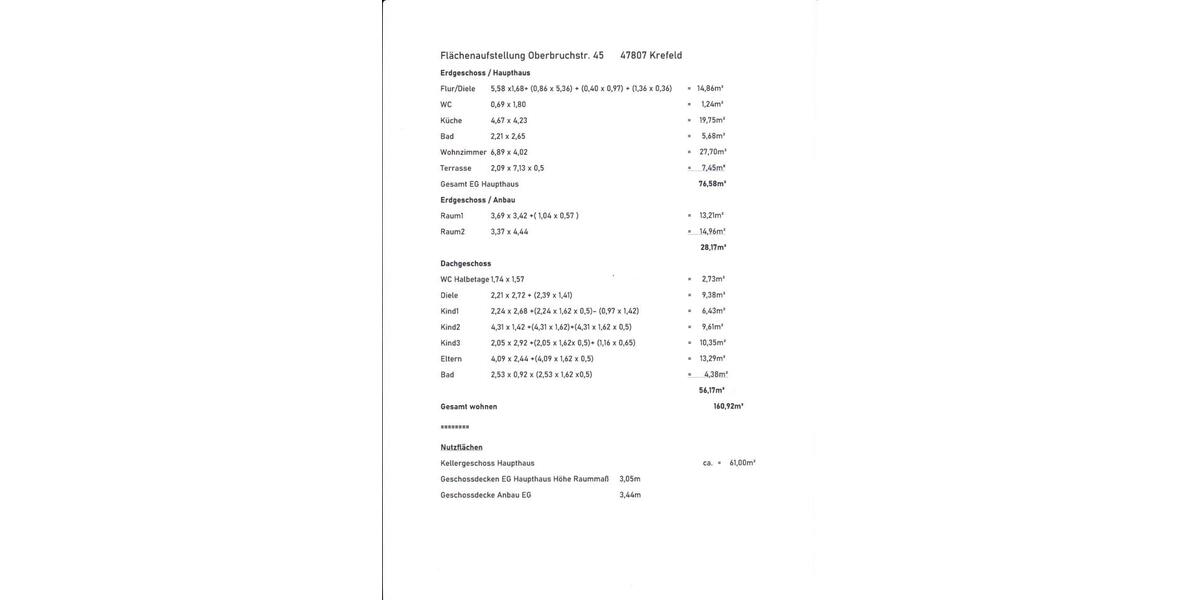 Einfamilienhaus Krefeld Fischeln - 8 Zimmer, 160 m&sup2;, 1.180.000&euro; | Angebot:26200660
