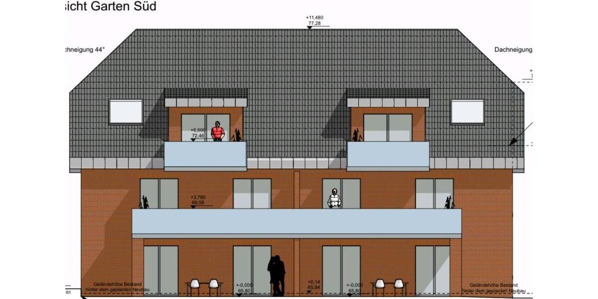 Dachgeschoßwohnung Wassenberg - 3 Zimmer, 75 m&sup2;, 937&euro; | Angebot:23117442