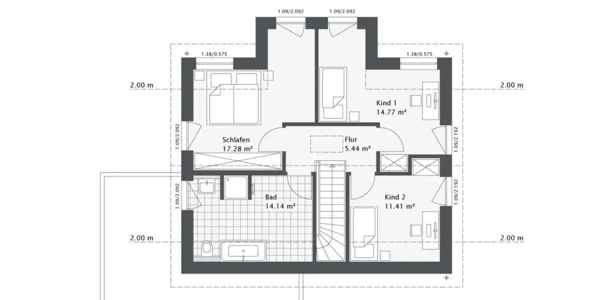 Einfamilienhaus Jüchen - 5 Zimmer, 134 m&sup2;, 692.900&euro; | Angebot:26204445