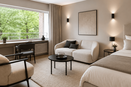 Zimmer Düsseldorf Stadtbezirk 5 - 1 Zimmer, 1.400&euro; | Angebot:27362120