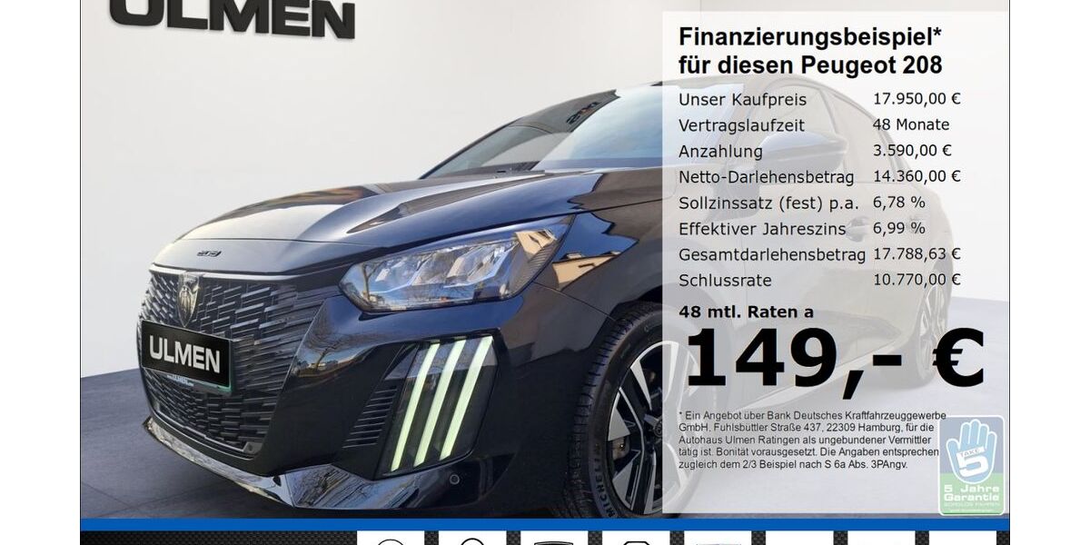 Peugeot 208 12.570 km 17.680 &euro; Ratingen 40880