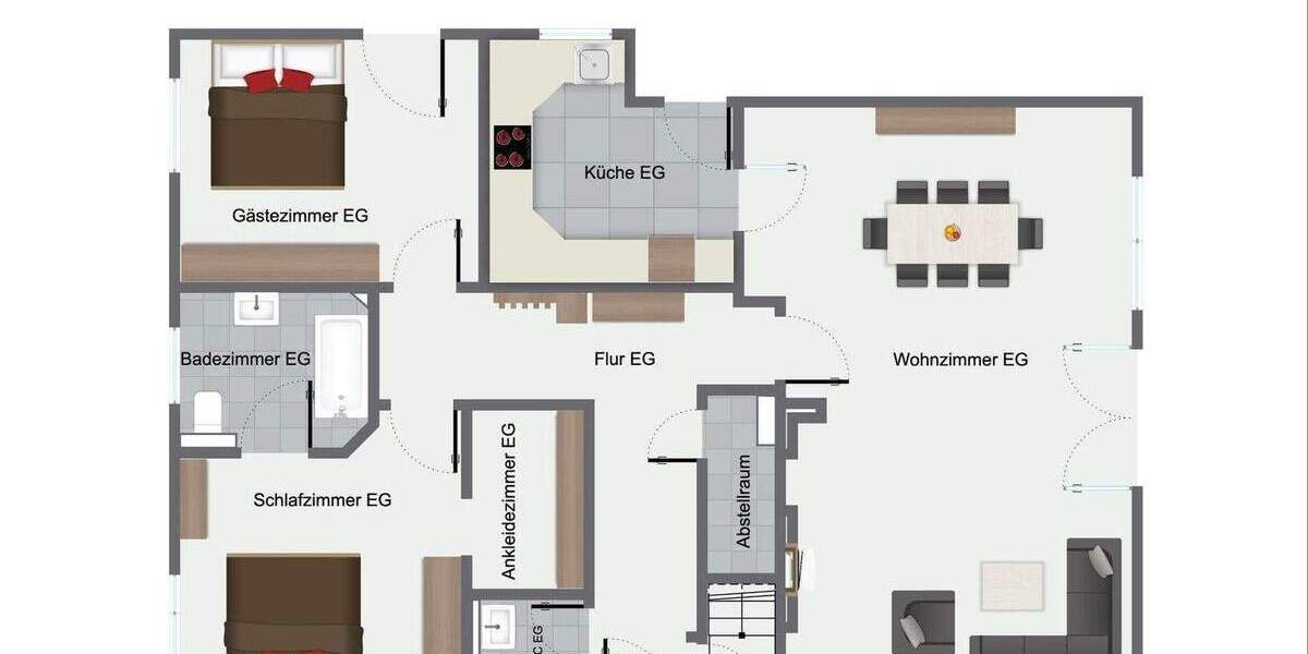 Einfamilienhaus Wegberg Wildenrath - 5 Zimmer, 187 m&sup2;, 439.500&euro; | Angebot:25799433