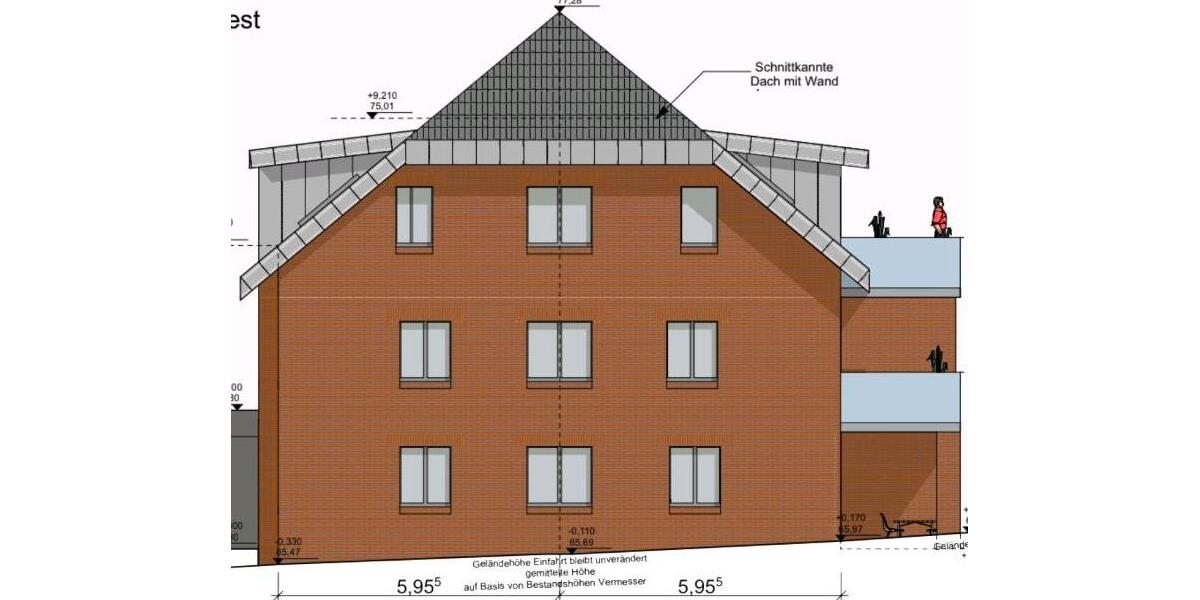 Dachgeschoßwohnung Wassenberg - 3 Zimmer, 75 m&sup2;, 937&euro; | Angebot:23117442