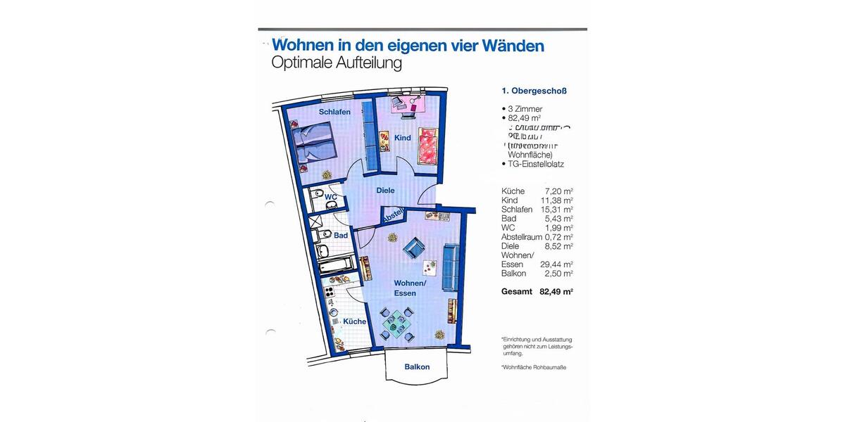 Etagenwohnung Mönchengladbach West - 3 Zimmer, 82 m&sup2;, 385.000&euro; | Angebot:25916147