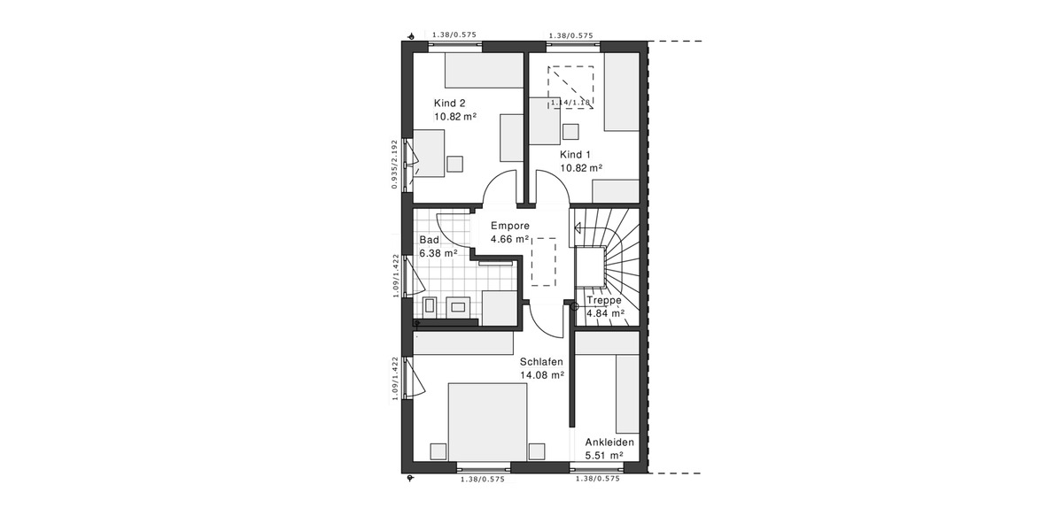 Doppelhaushälfte Kaarst - 3 Zimmer, 115 m&sup2;, 2.270&euro; | Angebot:23810305
