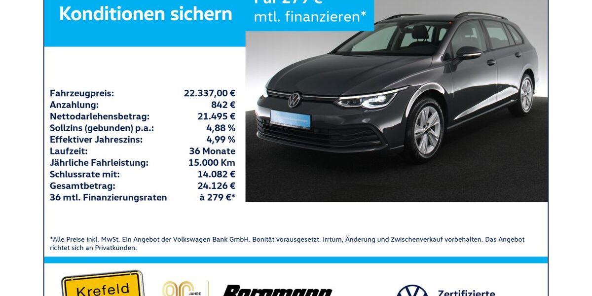 VW Golf 65.370 km 21.997 &euro; Krefeld 47803