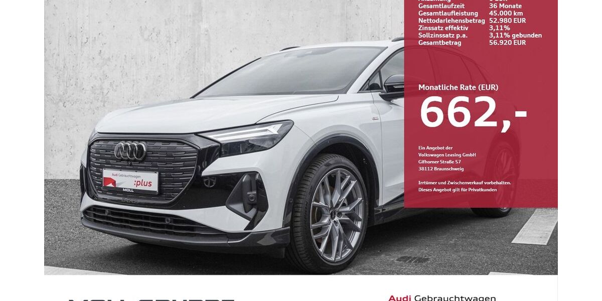 Audi Q4 e-tron 19.720 km 51.930 &euro; Düsseldorf 40549