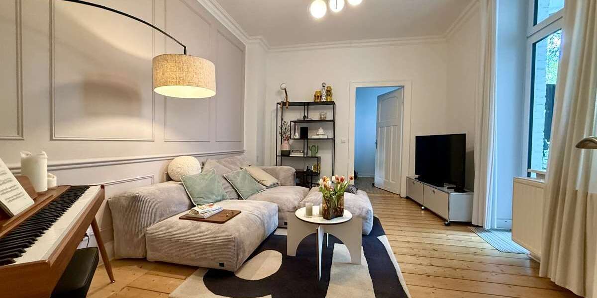 Etagenwohnung Düsseldorf Oberbilk - 3 Zimmer, 77 m&sup2;, 359.000&euro; | Angebot:26255452