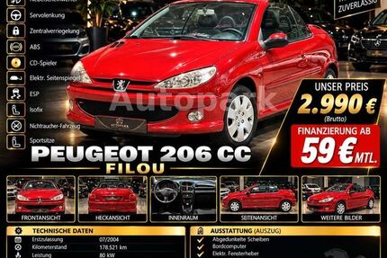 Peugeot 206 178.521 km 2.990 &euro; Mönchengladbach 41238