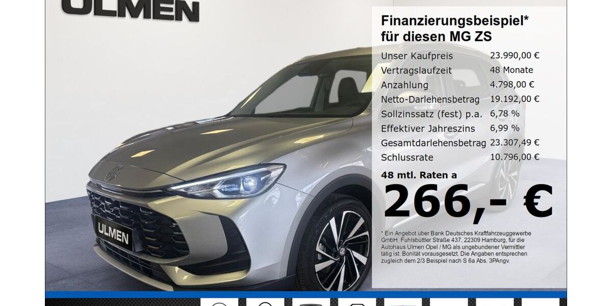 MG ZS 1.589 km 23.990 &euro; Düsseldorf 40231