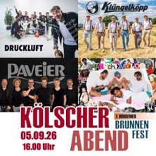 1. Horremer Brunnenfest 2026 - Klüngelköpp, Druckluft, Planschemalöör, Paveier 05.09.2026 Friedrich-Ebert-Platz Kerpen