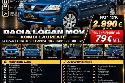 Dacia Logan 129.252 km 2.990 &euro; Mönchengladbach 41238