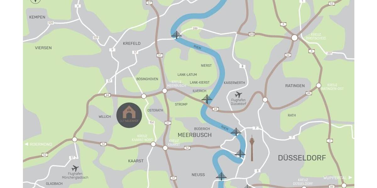 Etagenwohnung Willich Schiefbahn - 2 Zimmer, 123 m&sup2;, 908.773&euro; | Angebot:25685683