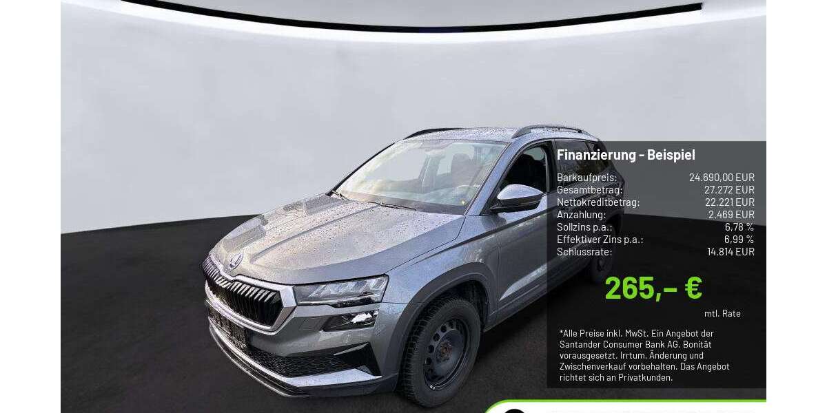 Skoda Karoq 31.061 km 24.690 &euro; Pulheim 50259