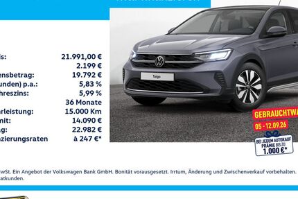 VW Taigo 15.268 km 21.991 &euro; Krefeld 47803