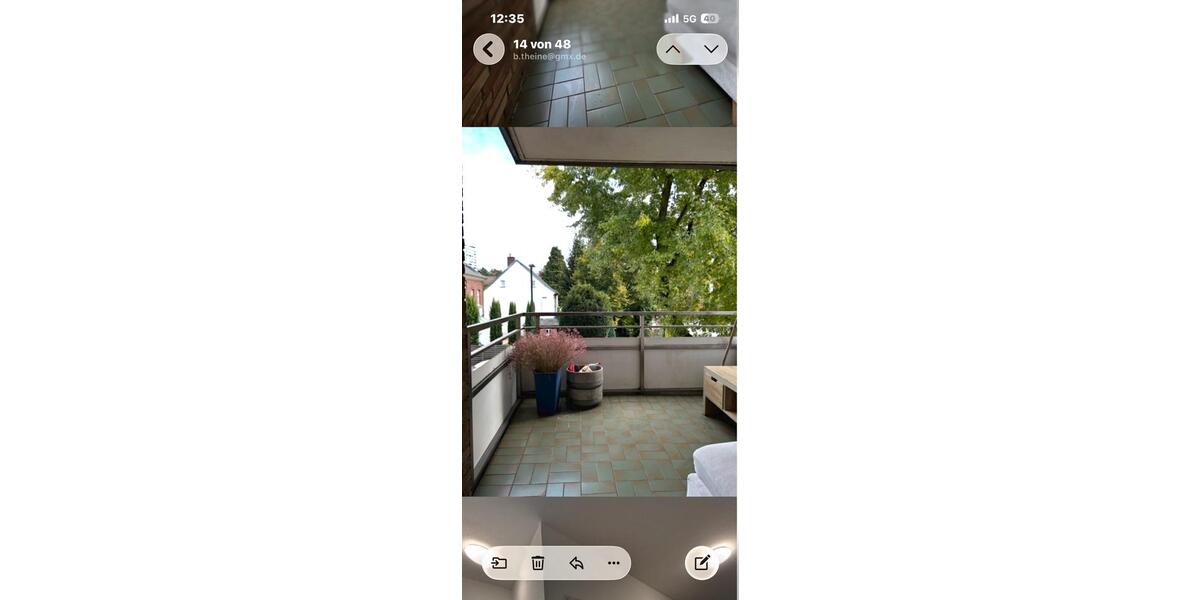 Etagenwohnung Düsseldorf Heerdt - 2 Zimmer, 76 m&sup2;, 1.550&euro; | Angebot:26038699