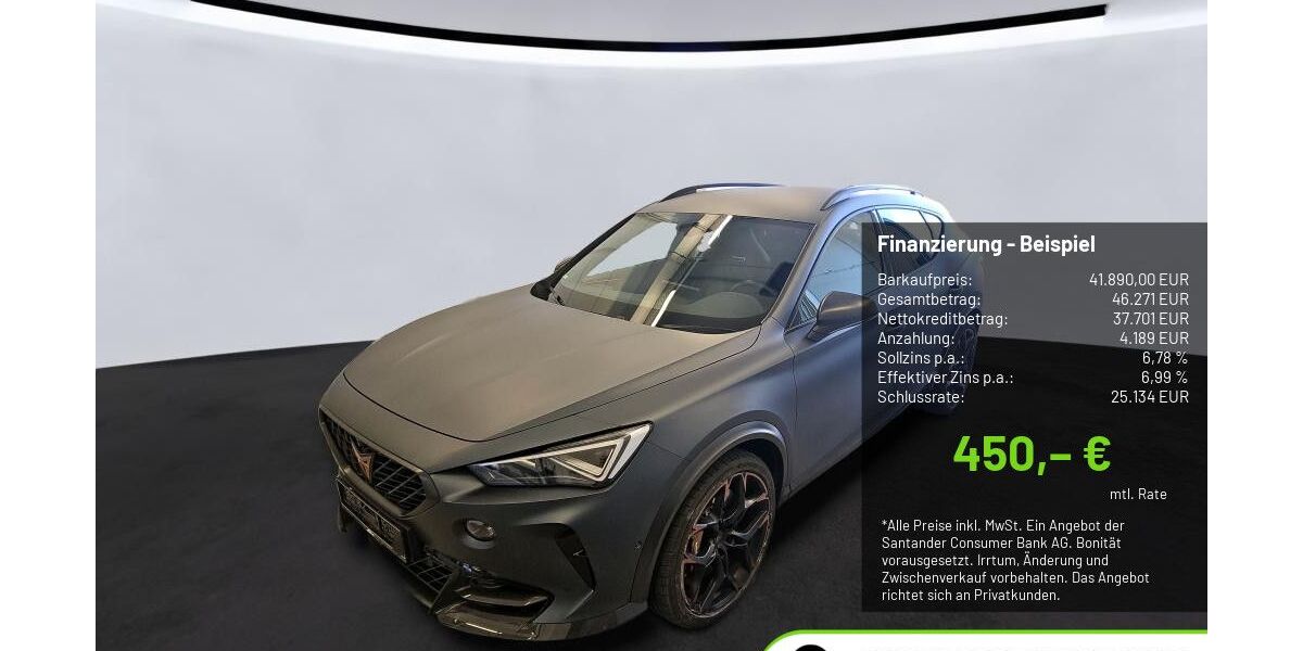 Cupra Formentor 19.200 km 41.890 &euro; Pulheim-Brauweiler 50259