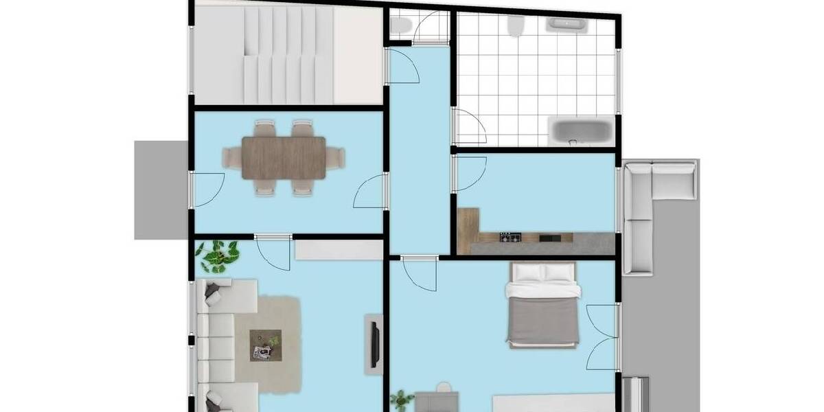 Etagenwohnung Krefeld Stadtmitte - 3 Zimmer, 77 m&sup2;, 650&euro; | Angebot:26187267