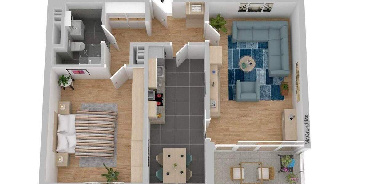 Etagenwohnung Erkrath Hochdahl - 2 Zimmer, 61 m&sup2;, 139.000&euro; | Angebot:25879722