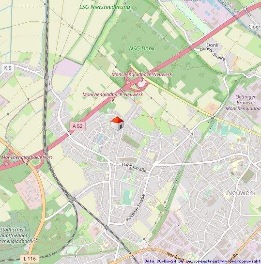 Etagenwohnung Mönchengladbach Bettrath - 2 Zimmer, 69 m&sup2;, 189.000&euro; | Angebot:25742115