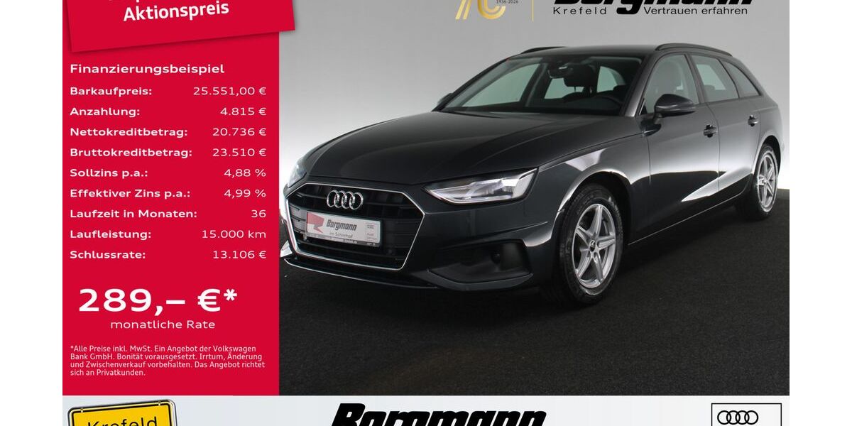 Audi A4 60.663 km 25.551 &euro; Krefeld 47803