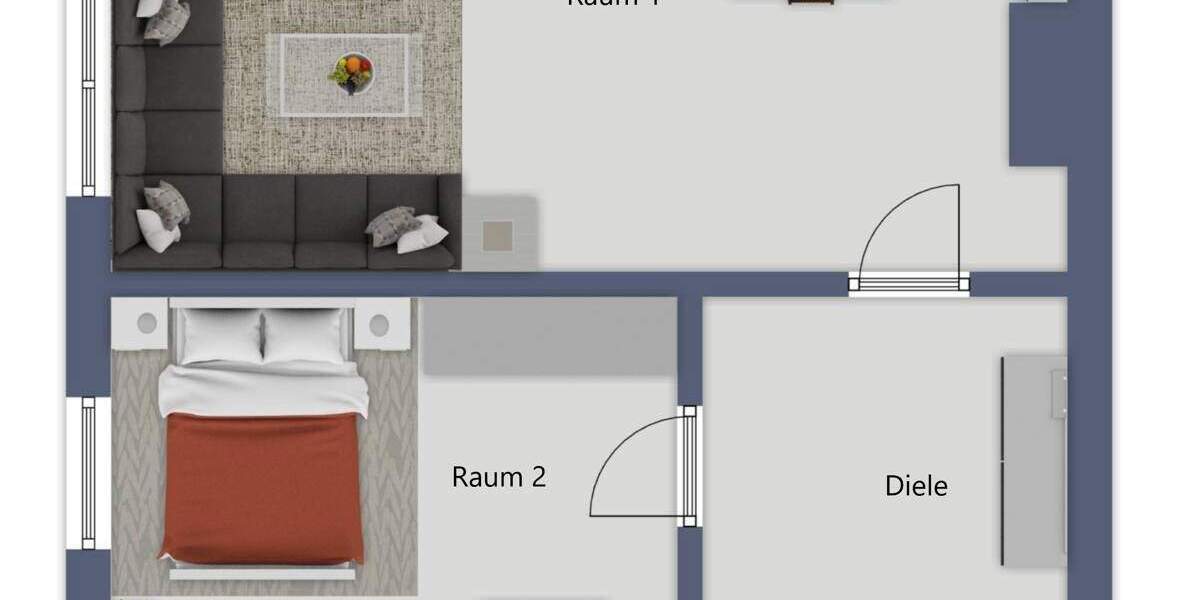 Gewerbeobjekt Düsseldorf / Angermund Angermund - 2 Zimmer, 44 m&sup2;, 139.000&euro; | Angebot:25736785