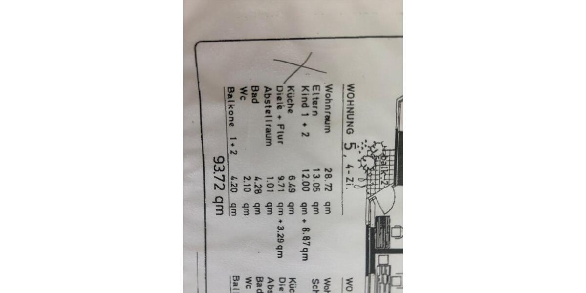 Etagenwohnung Krefeld Benrad - 4 Zimmer, 94 m&sup2;, 258.000&euro; | Angebot:25872403