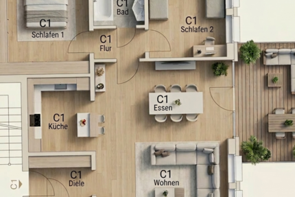 Wohnung Neuss Furth-Mitte - 3 Zimmer, 85 m&sup2;, 441.000&euro; | Angebot:26201899