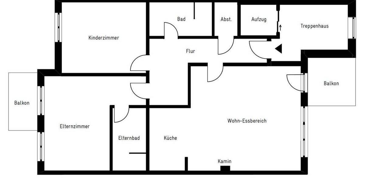 Etagenwohnung Hilden Forstbach - 3 Zimmer, 107 m&sup2;, 1.650&euro; | Angebot:26092773