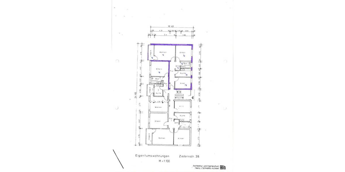 Etagenwohnung Mönchengladbach Schrievers - 3 Zimmer, 65 m&sup2;, 125.000&euro; | Angebot:26204519