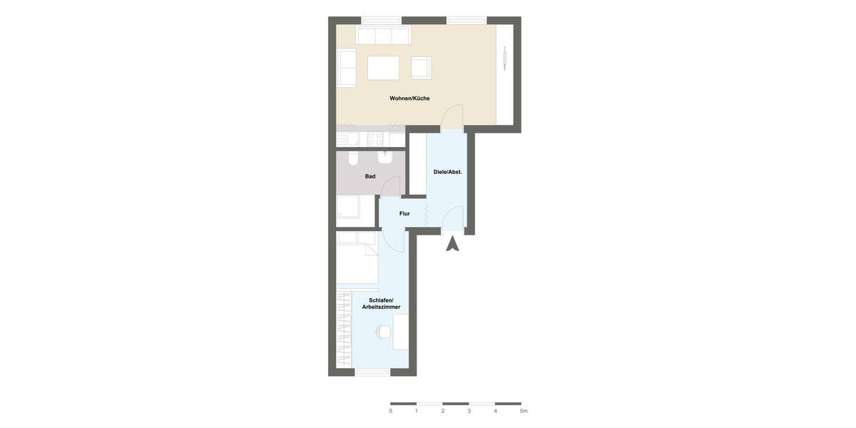 Etagenwohnung Leverkusen Opladen - 2 Zimmer, 54 m&sup2;, 197.000&euro; | Angebot:26161328