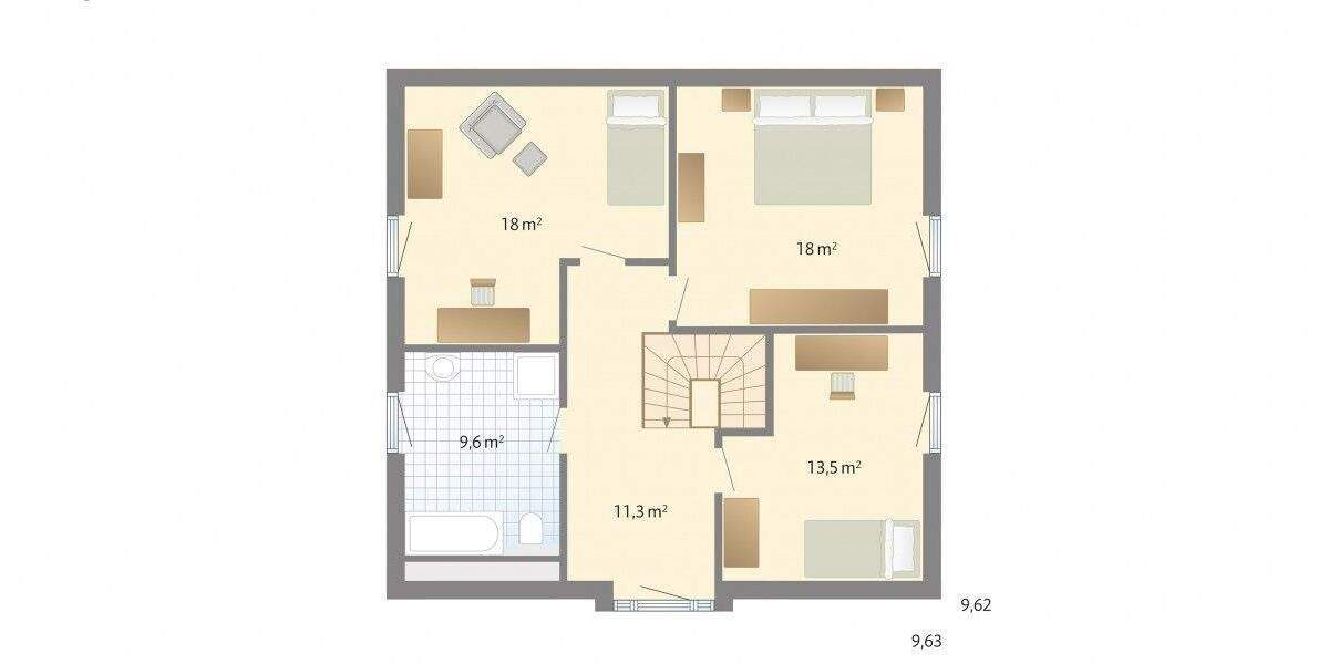 Einfamilienhaus Düsseldorf Eller - 5 Zimmer, 150 m&sup2;, 952.300&euro; | Angebot:25734287
