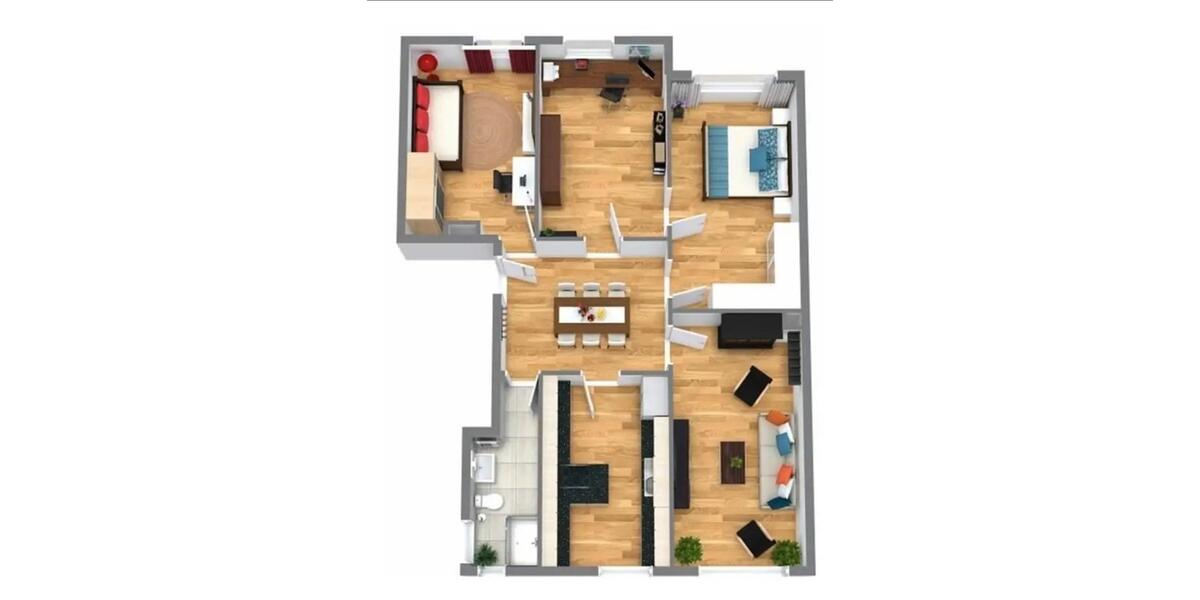 Etagenwohnung Mönchengladbach Süd - 4 Zimmer, 108 m&sup2;, 315.000&euro; | Angebot:26113207