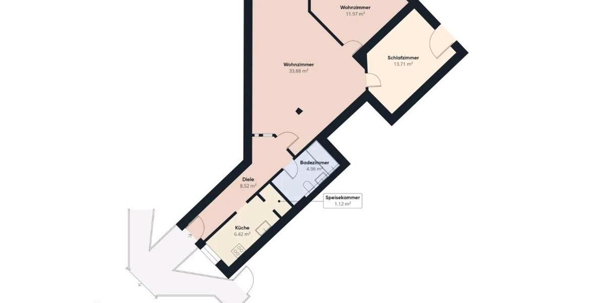 Etagenwohnung Frechen - 3 Zimmer, 83 m&sup2;, 289.000&euro; | Angebot:26130275