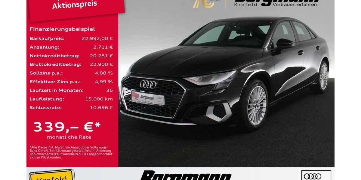 Audi A3 48.920 km 22.992 &euro; Krefeld 47803