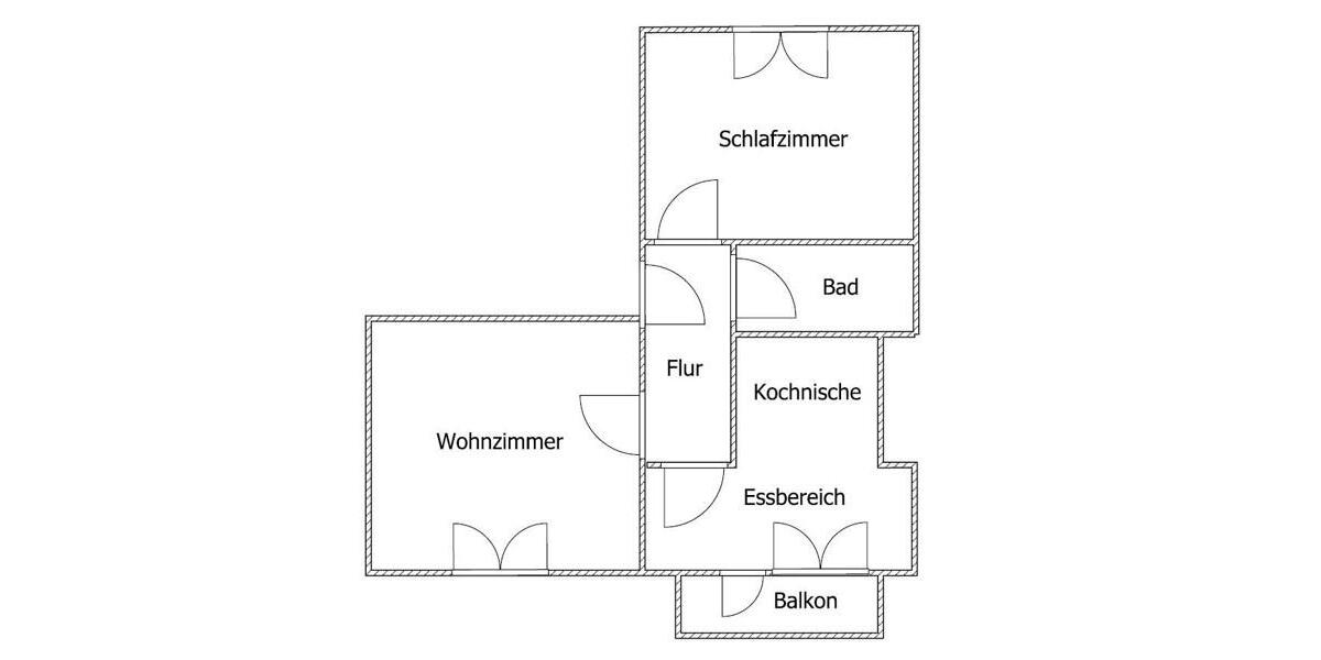 Etagenwohnung Düsseldorf Stadtbezirk 6 - 2 Zimmer, 65 m&sup2;, 728&euro; | Angebot:23668712